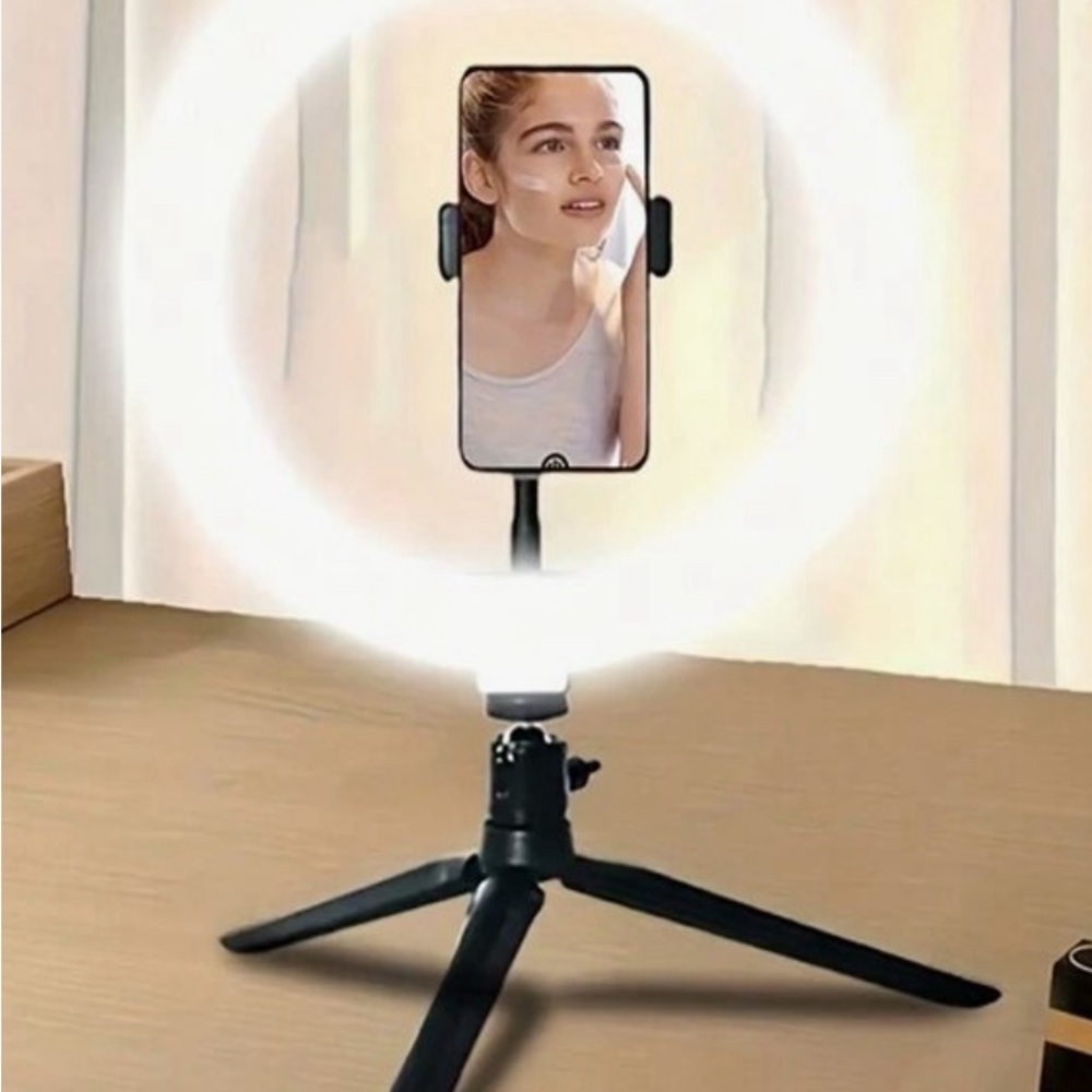 10 Inch Professional Fill Light Set With 360° Rotation & Multifunctional Switch - Picture 3 of 7
